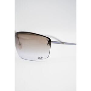 Christian Dior Silver Shield Gradient Sunglasses